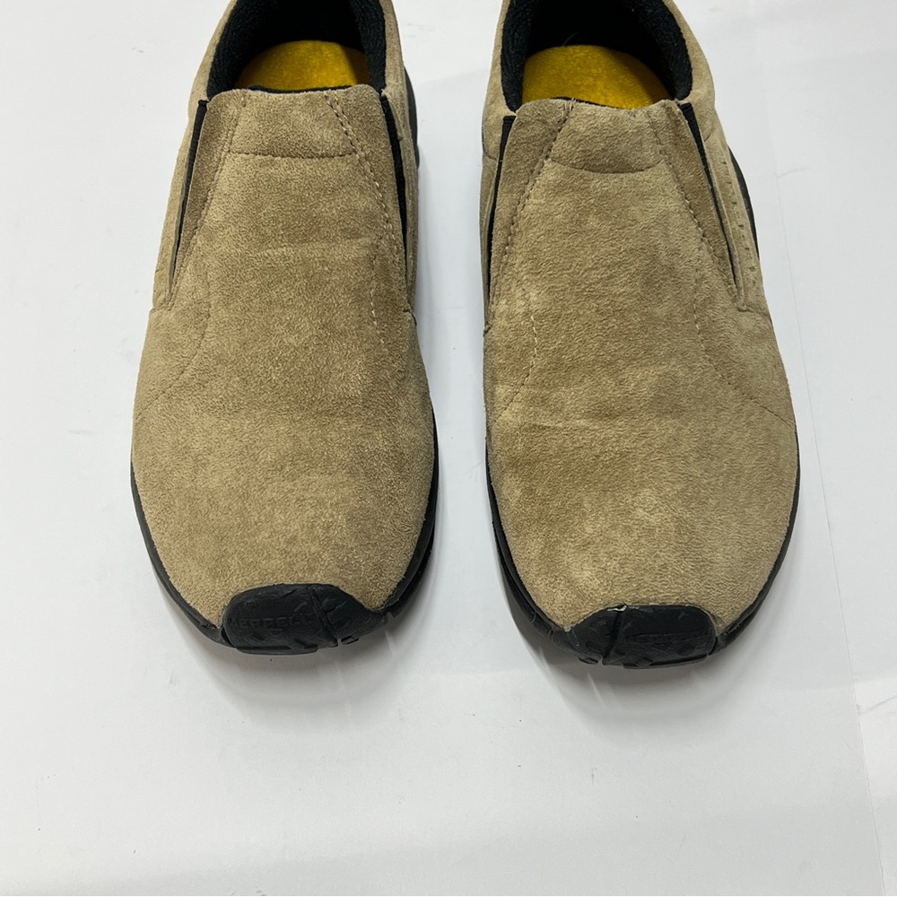 MERRELL men’s Size 6 1/2 Slip On Jungle Moc Tan - Picture 5 of 9